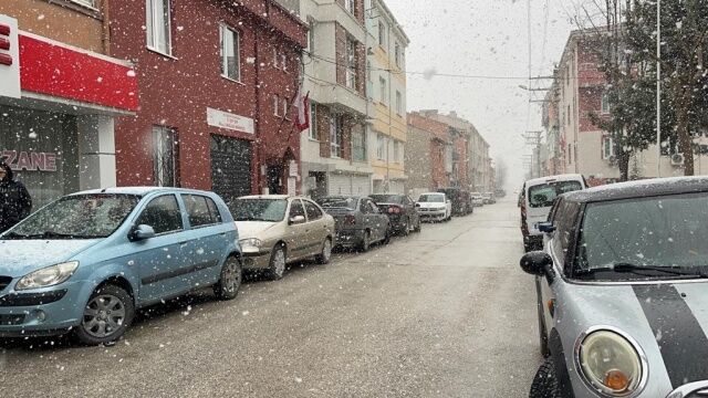 Eskişehir'den kar manzaraları