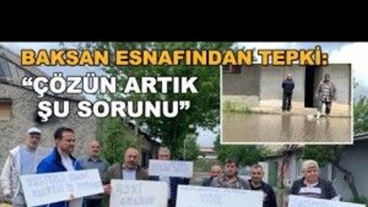 Eskişehir'de Baksan Sanayi Sitesi'ni su bastı: "Çözün şu sorunu artık, zararımız çok büyük"
