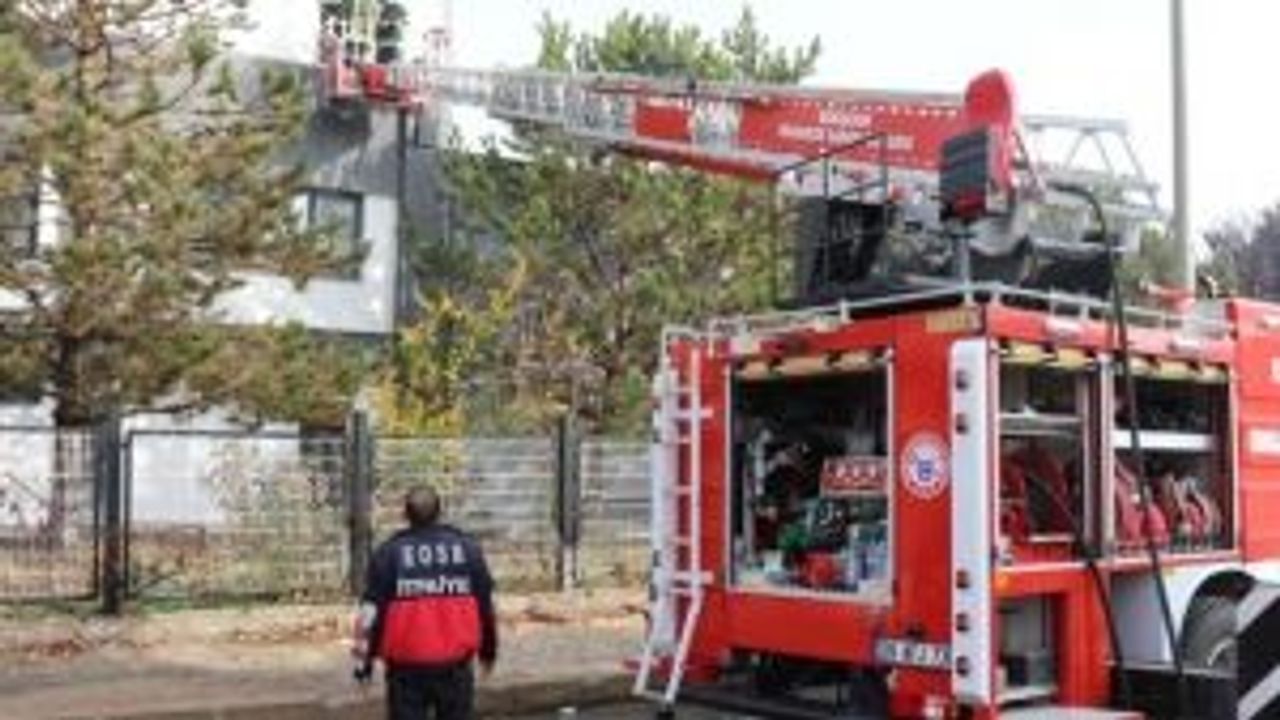 Eskişehir'deki fabrikada yangın çıktı