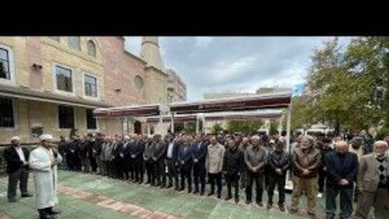 Bartın maden şehitleri için Eskişehir'de gıyabi cenaze namazı