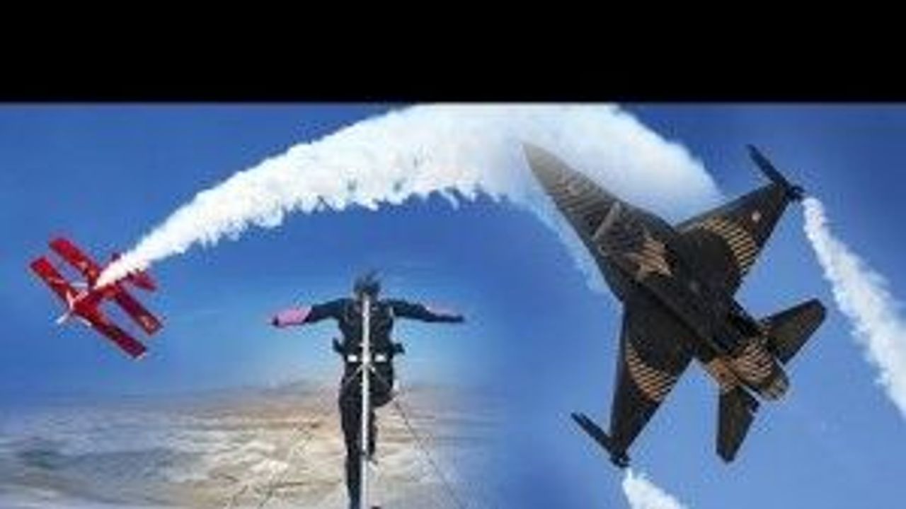 Eskişehir'de adrenalin dolu görüntüler!
