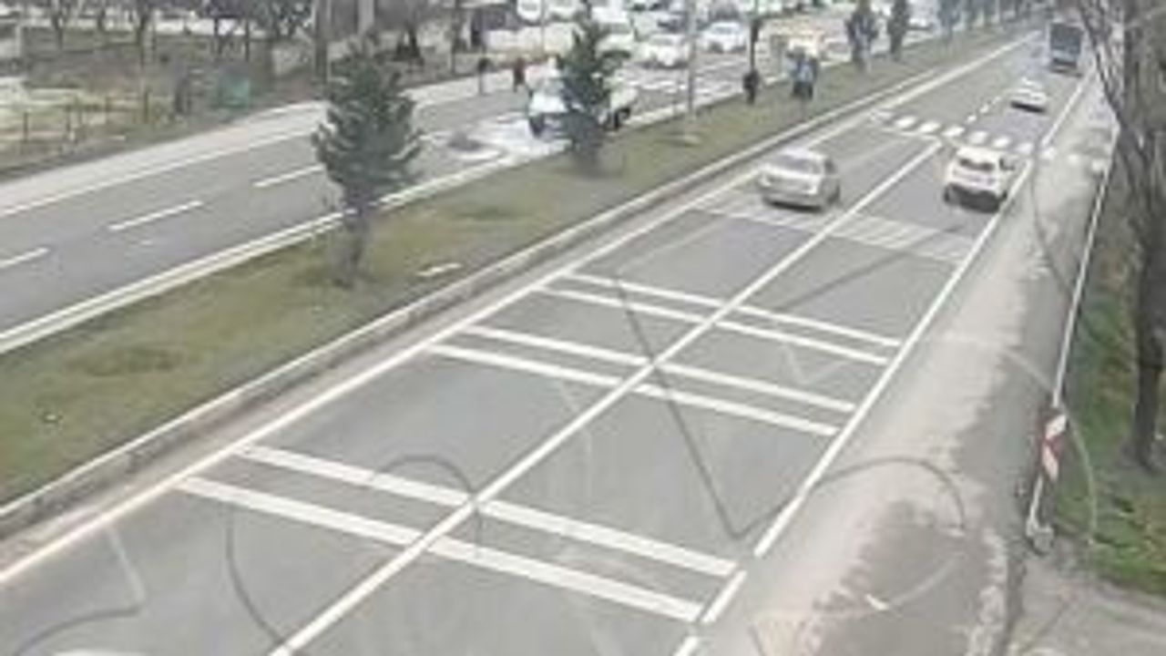 Kütahya'da kaza anları kamerada