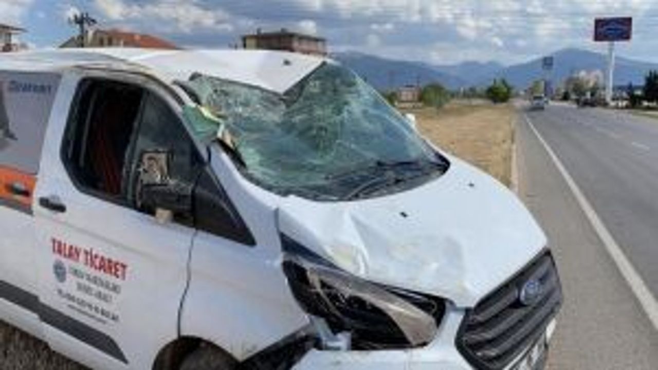 Emirdağ yolunda kaza!