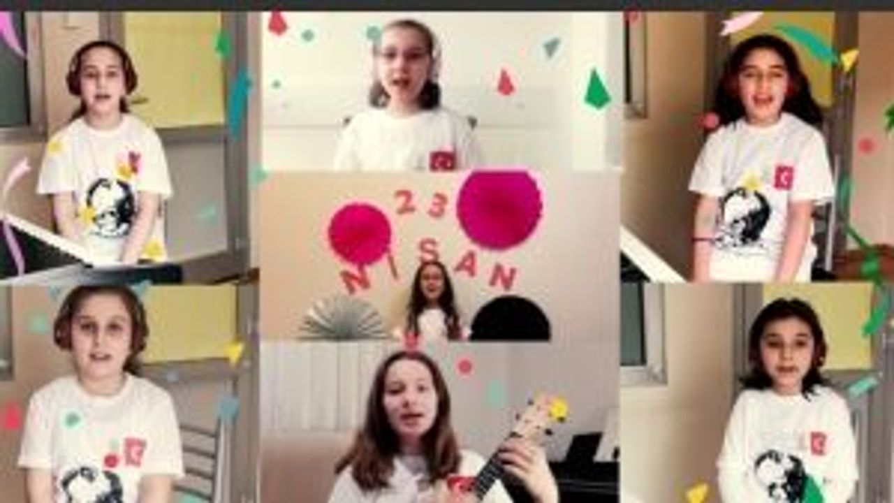 Tepebaşı'nın çocuklarından 23 Nisan videosu