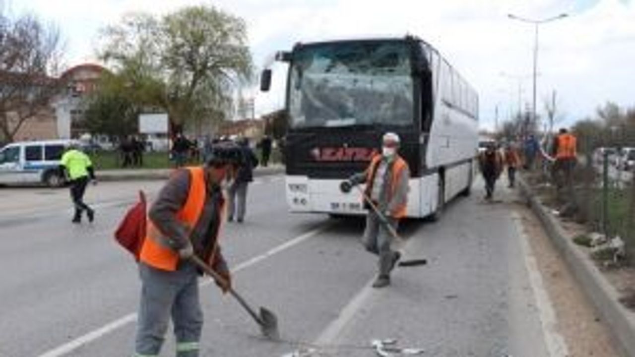 Çevre yolunda zincirleme kaza!
