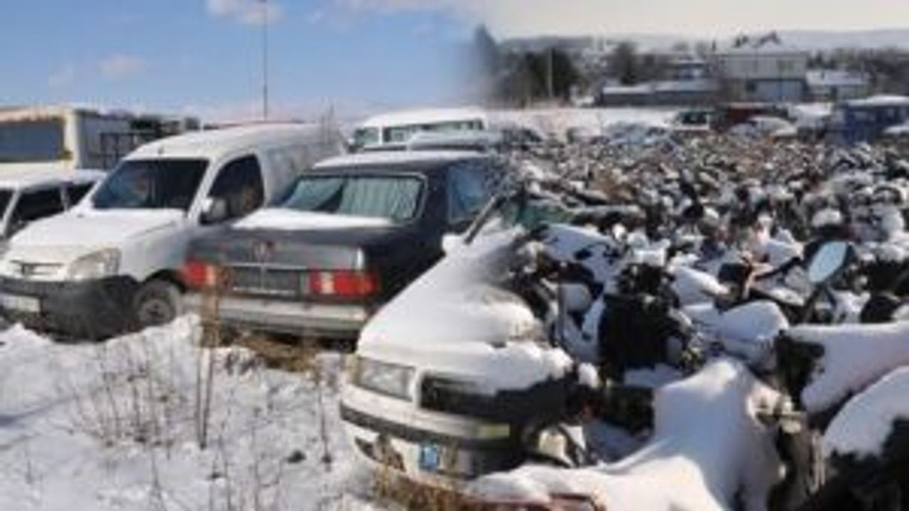 Eskişehir'de 4 bin araç bu halde bekliyor
