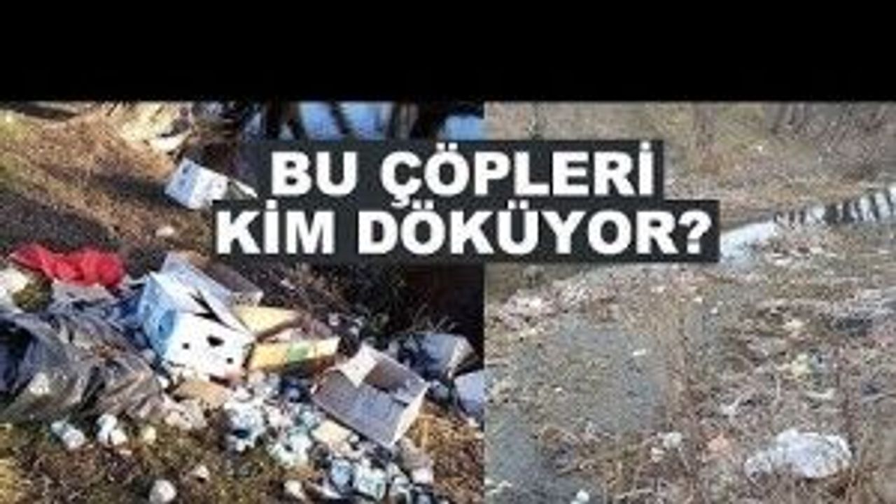 Bu çöpleri kim döküyor?
