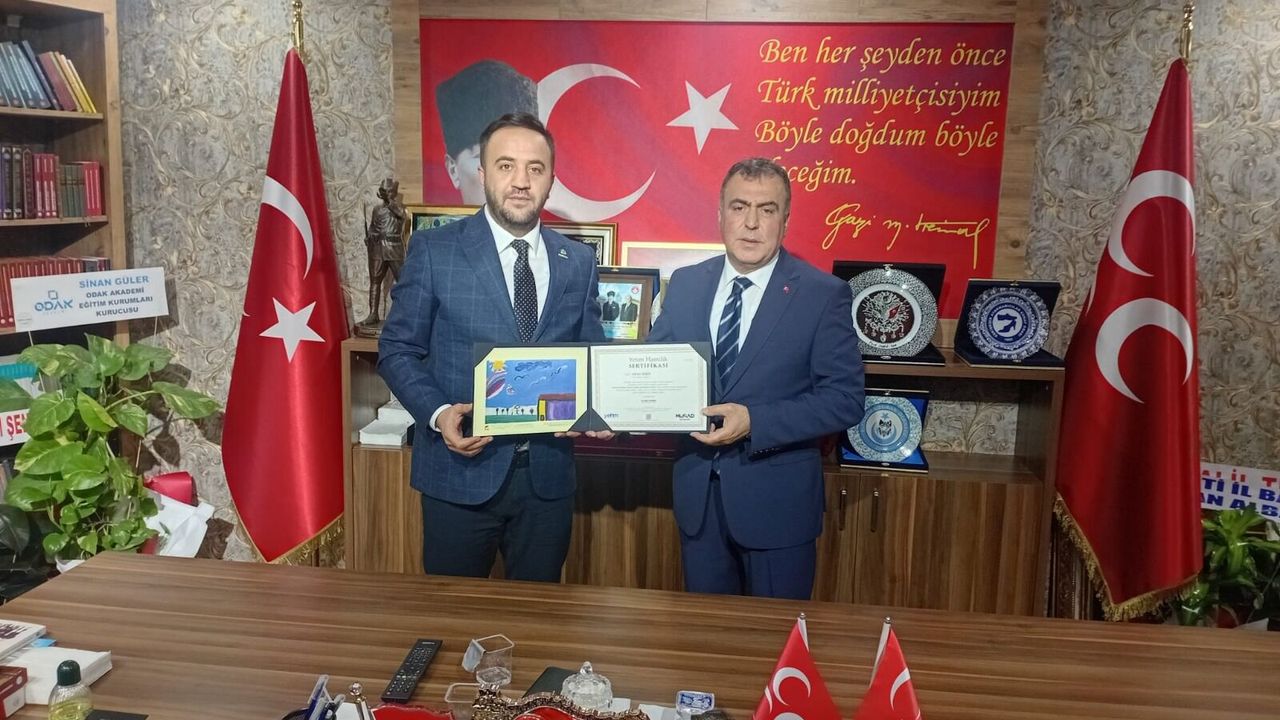 MÜSİAD Eskişehir'den Ayhan Sezer'e Hayırlı Olsun Ziyareti