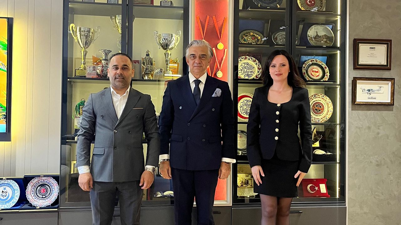 Motto Medya Başkanı Apaydın, Yıldırım ile görüştü