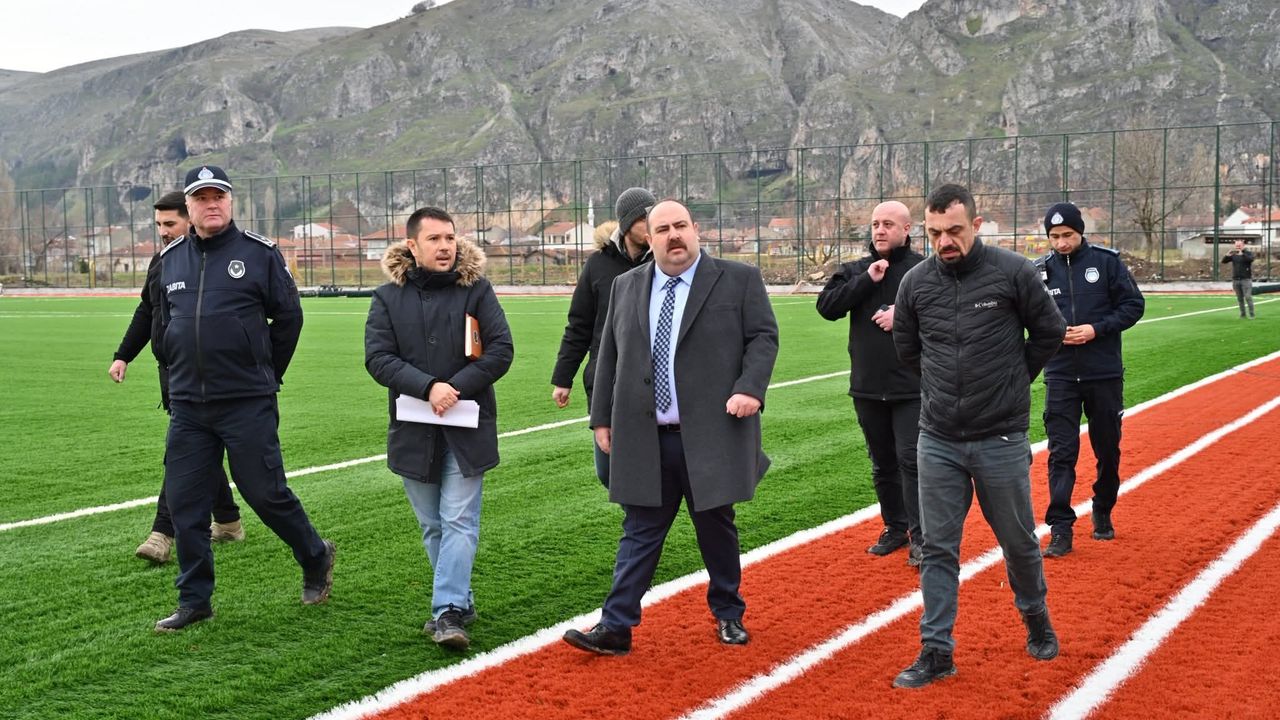 İnönü'de spor kompleksi yükseliyor