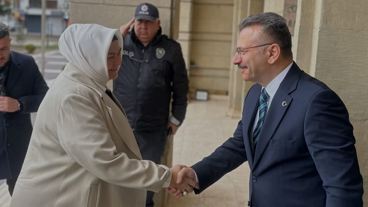 Ayşen Gürcan'dan Vali Aksoy'a teşekkür ziyareti