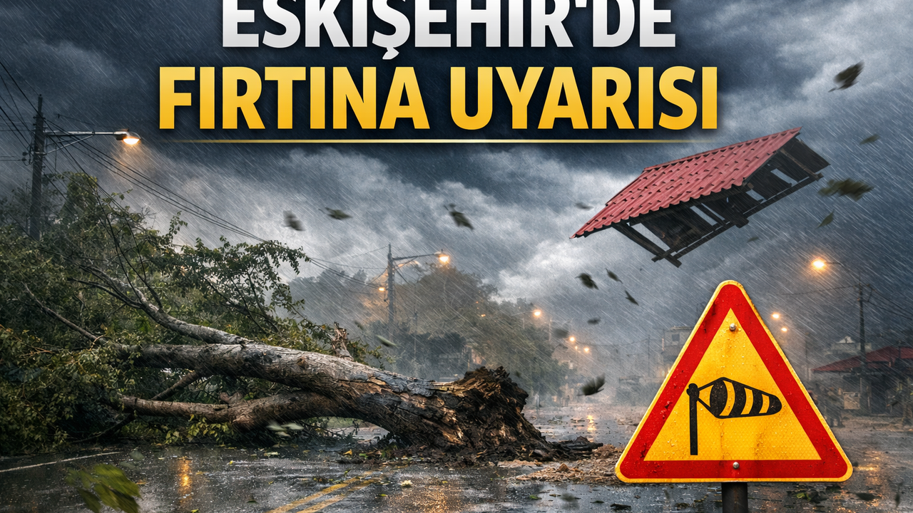 Eskişehir’in Güneybatısında fırtına alarmı: Çatı uçması ve ulaşımda aksama riski