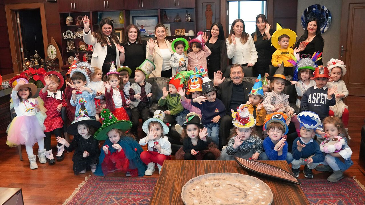 Minikler Başkan Ataç'ı ziyaret etti