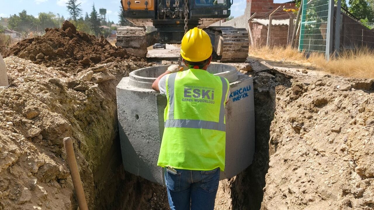 Çukurhisar’da altyapı sorununa neşter: Bin metreyi aşan hattın imalatı tamamlandı