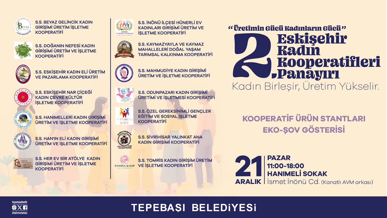 “Üretimin Gücü Kadınların Gücü” Panayırı 21 Aralık’ta Hanımeli Sokağı’nda