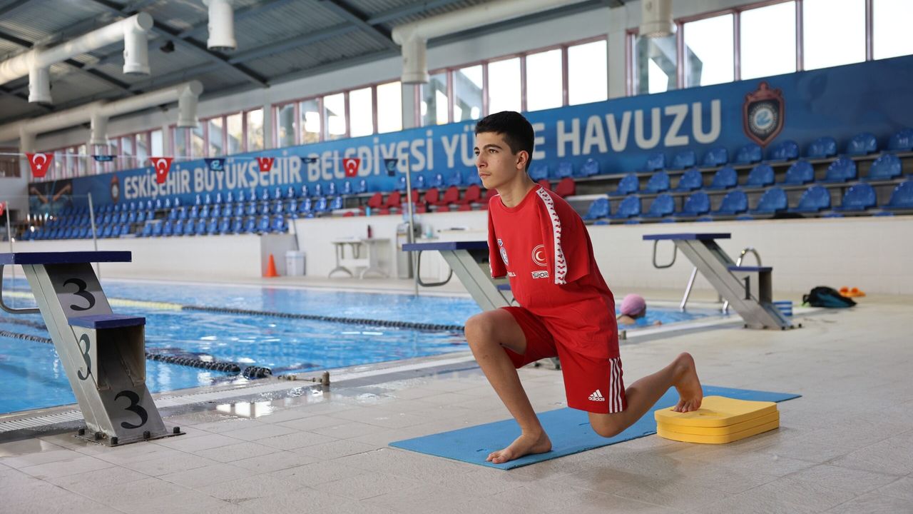 Büyükşehirin altın çocuğu olimpiyat yolunda
