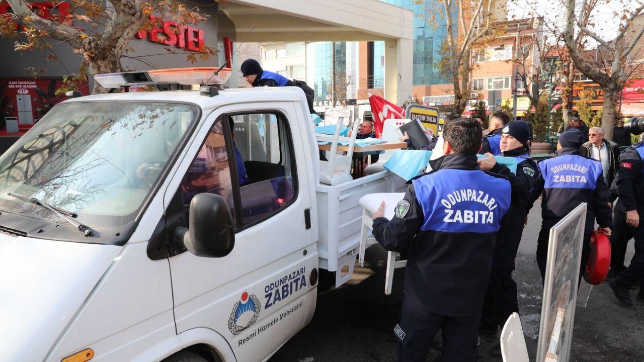 Odunpazarı’nda kaldırım ve yol işgallerine sıkı denetim
