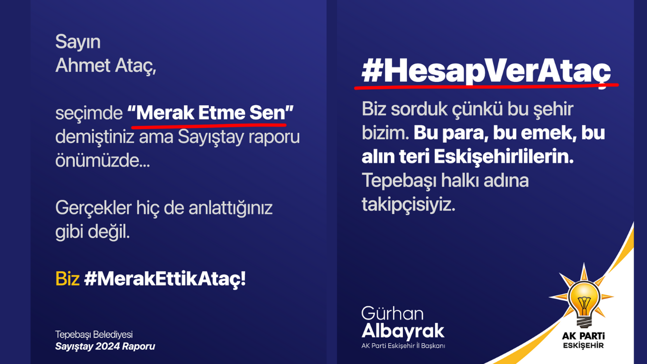Başkan Albayrak’tan Sayıştay Raporu Açıklaması: “Biz Merak Ettik”