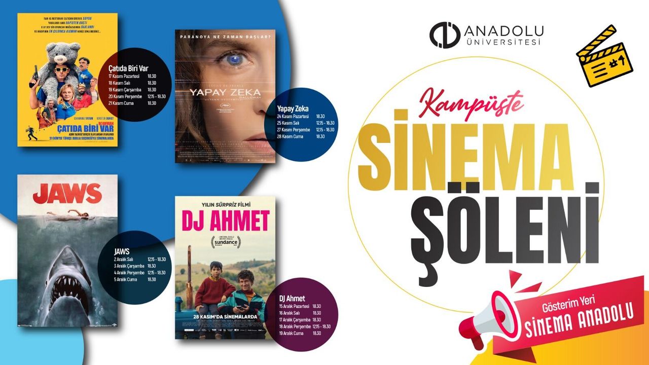“Kampüste Sinema Şöleni” dört yeni filmle devam ediyor