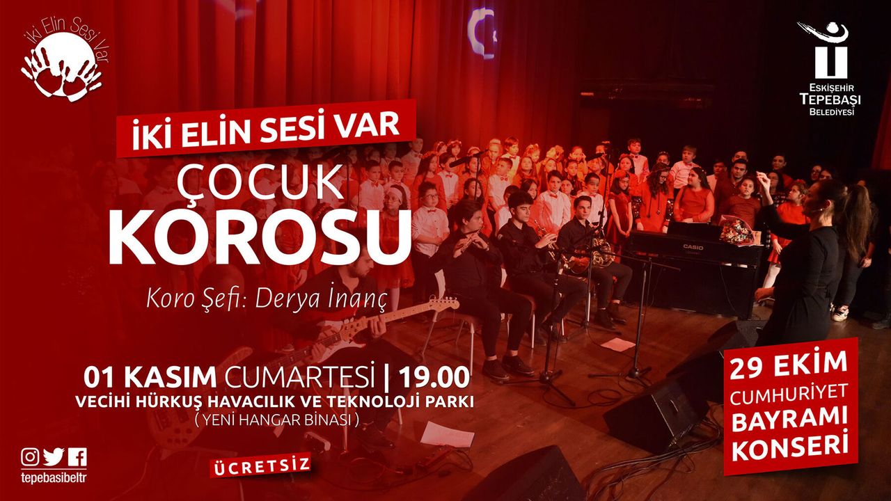 Çocuk Korosu’ndan  Cumhuriyet konseri