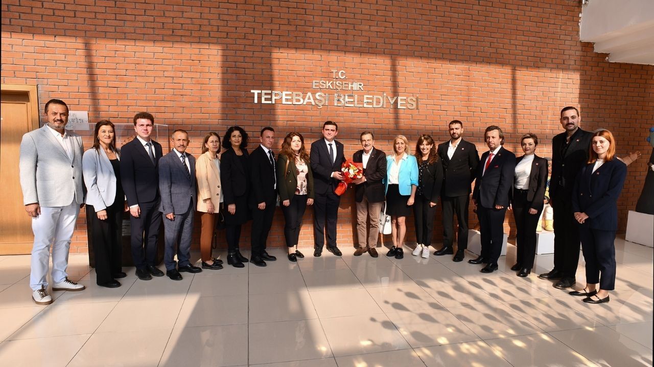 CHP Tepebaşı Yönetiminden Başkan Ataç'a ziyaret