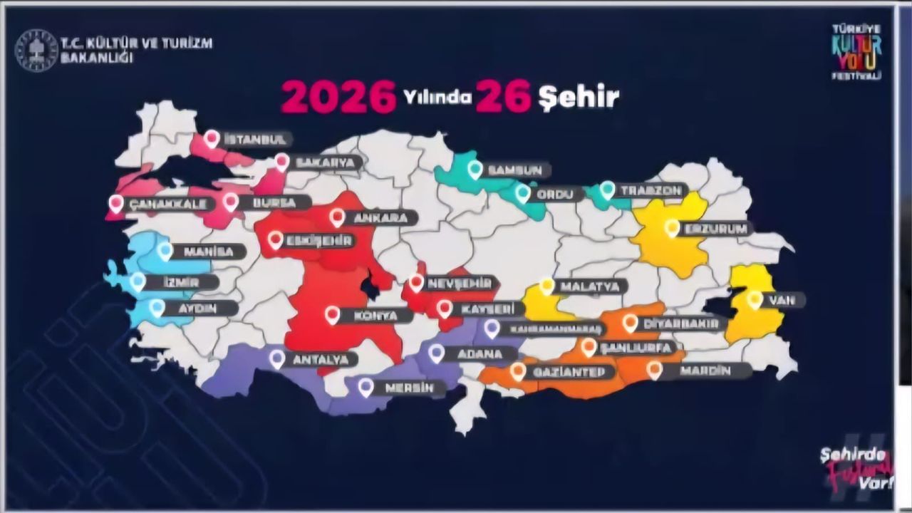 Eskişehir, 2026’da Türkiye Kültür Yolu Festivali’nin Altın Halkası Olacak