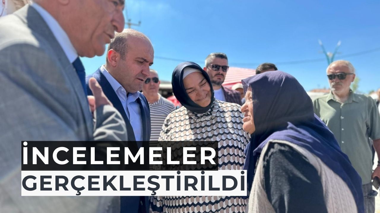 Gürcan ilçelerde temaslarda bulundu