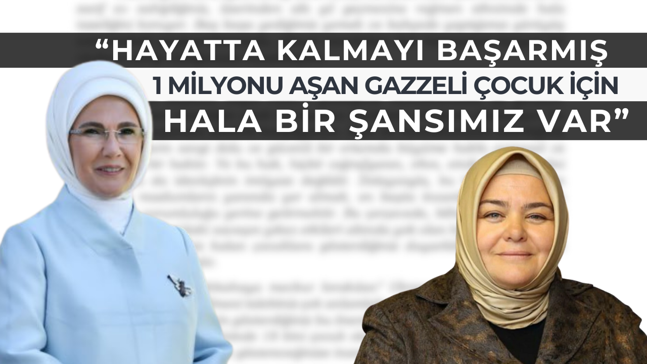 Gürcan : “Biz de bu güçlü mesajı destekliyoruz”