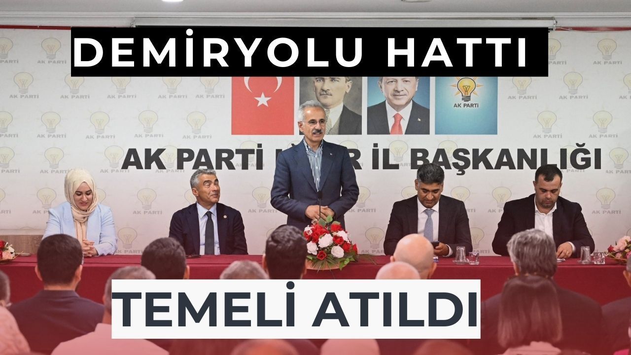 Kars-Iğdır-Aralık-Dilucu Demiryolu Hattı’nın temeli atıldı