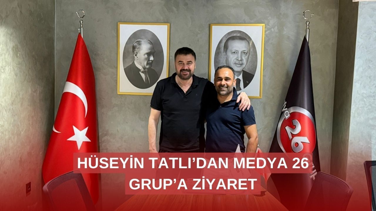 Ünlü şarkıcı Tatlı’dan Medya 26 Grup’a ziyaret