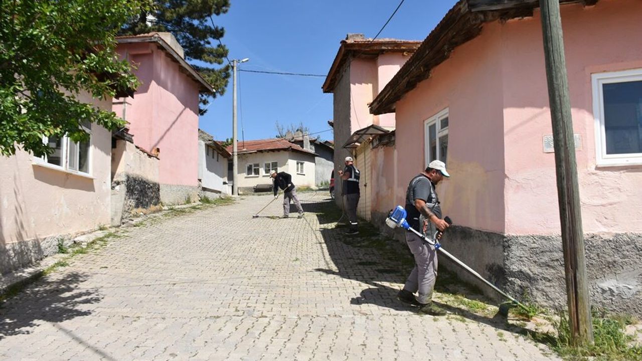 İnönü’de temizlik çalışmaları sürüyor
