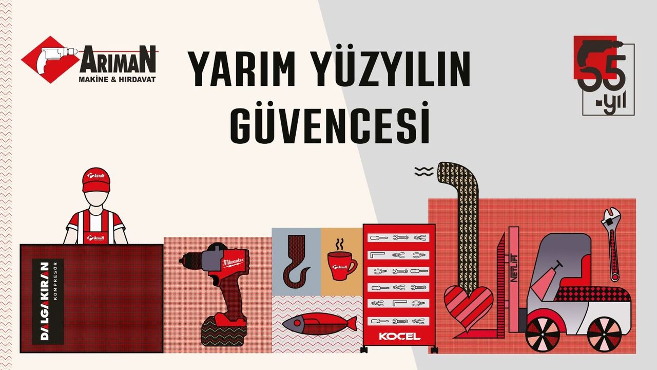 Arıman Makine ve Hırdavat 55. Yılını Kutluyor