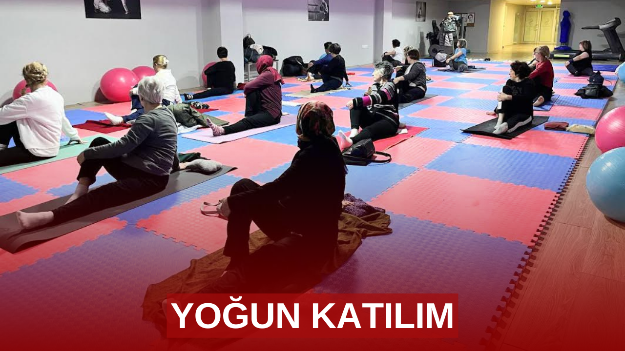 Tepebaşı’nda kadınlar sağlıkla spor yapıyor