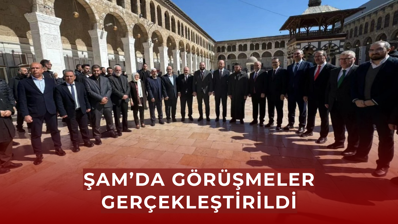 Suriye Lideri Şara ve Emevi Camii ziyaret edildi
