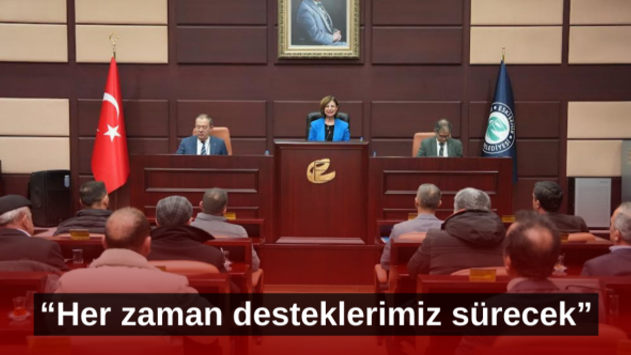 Başkan Ünlüce muhtarların taleplerini dinledi