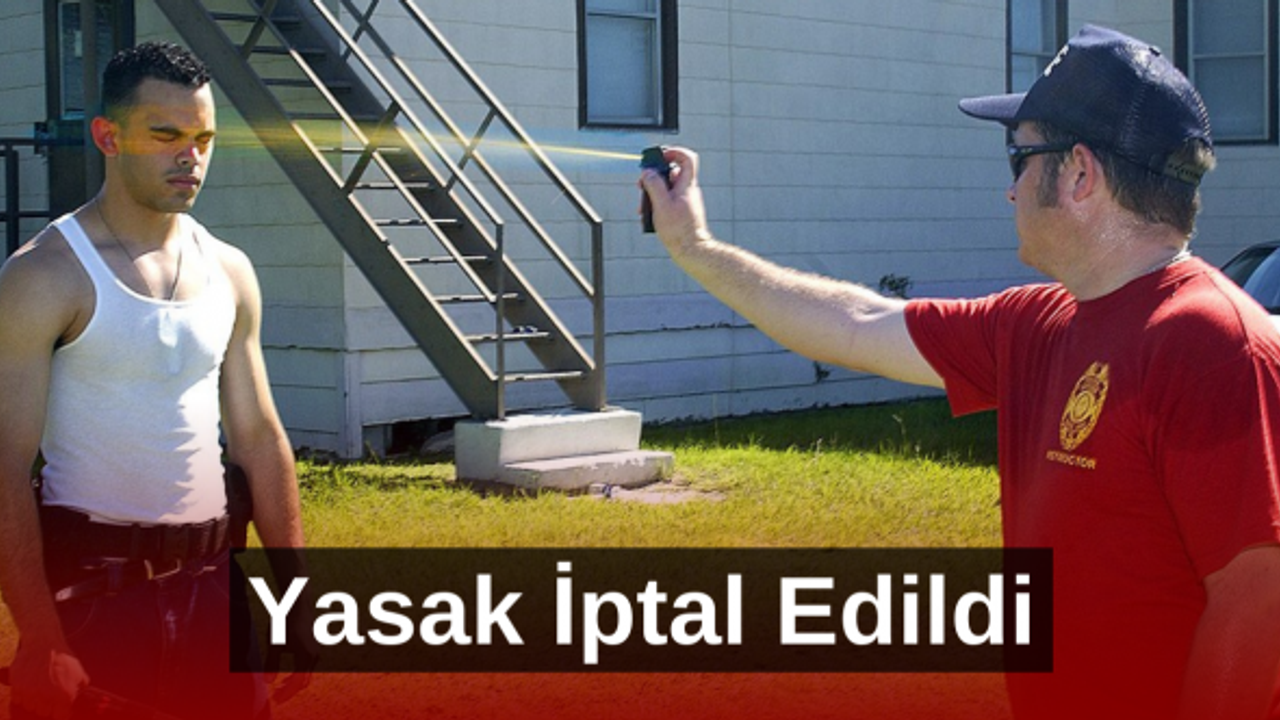 Eskişehir'de Biber Gazı Yasağı Kaldırıldı