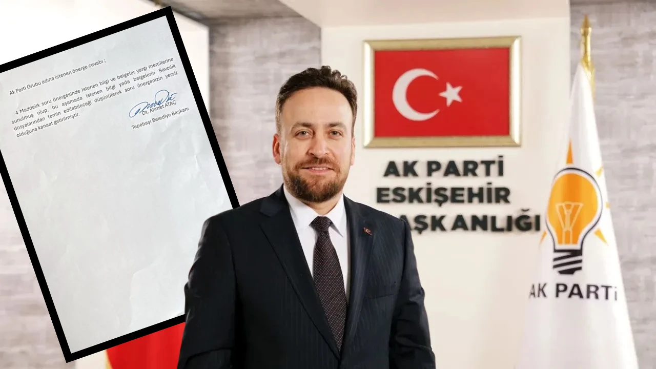 Serhat Tunç'tan Tepebaşı Belediyesi'ne şeffaflık eleştirisi