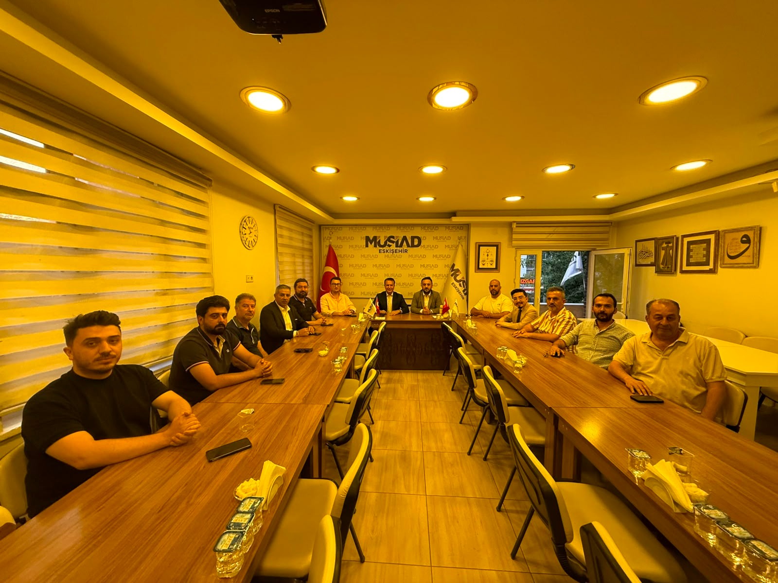 MÜSİAD Eskişehir Şubesi Belçika Heyetini Ağırladı