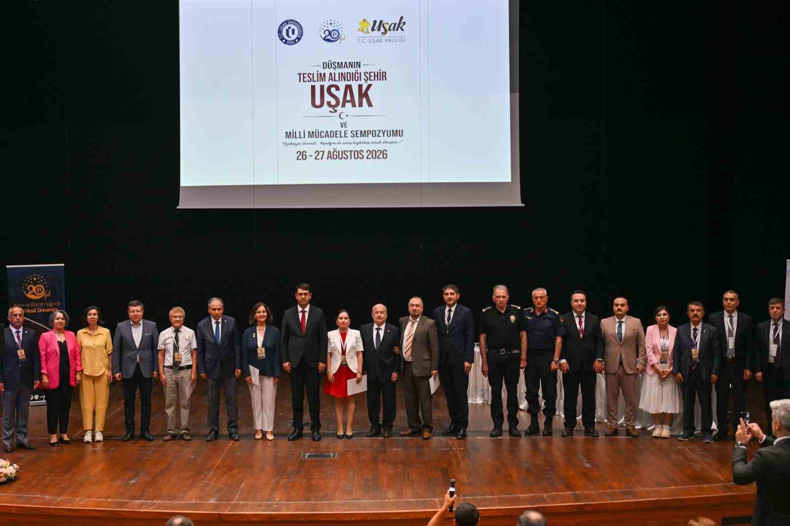 Uşak’ta Milli Mücadele sempozyumu gerçekleştirildi