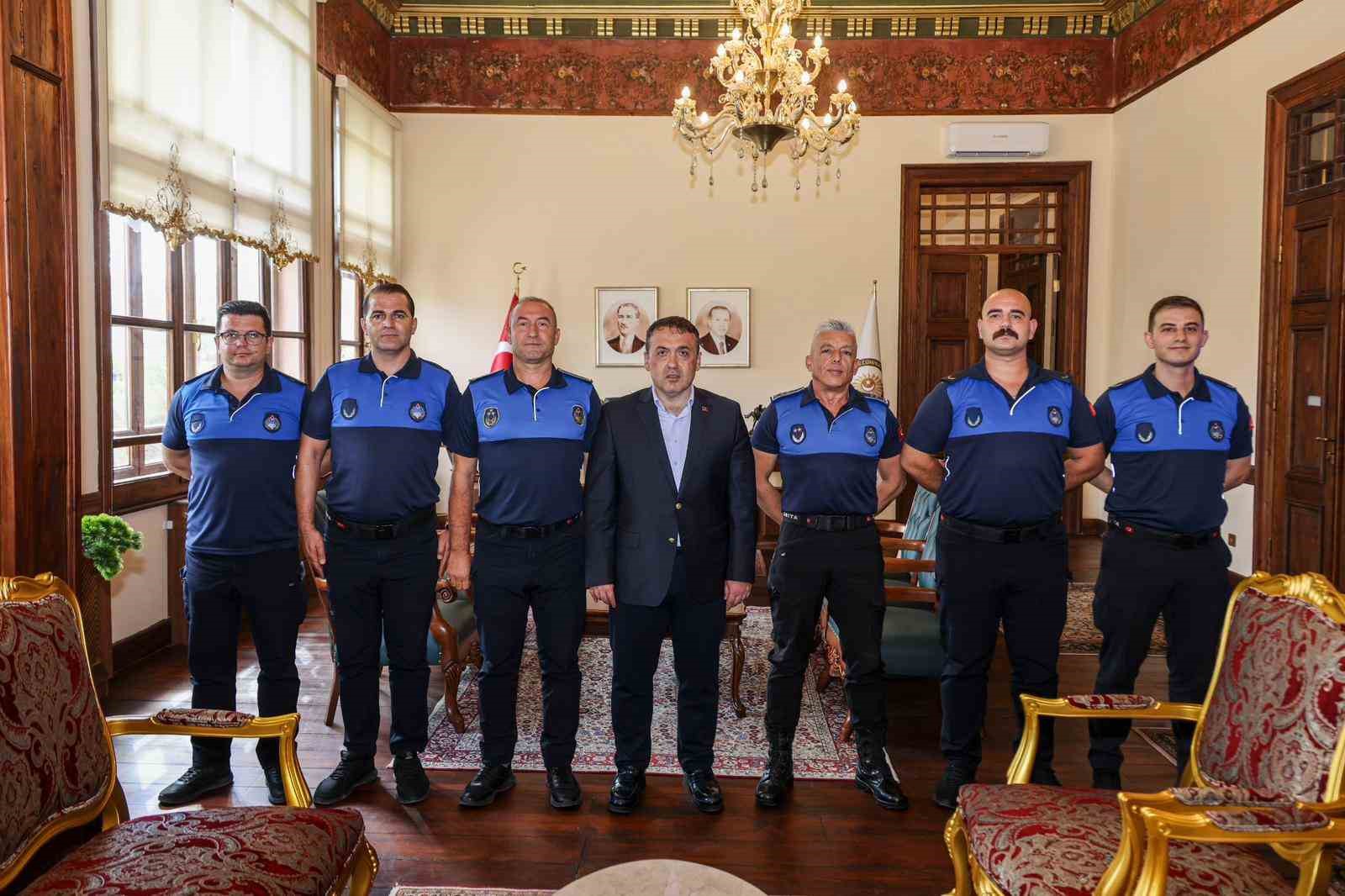 Vali Sözer, Zabıta Haftası dolayısıyla zabıta personelini kabul etti