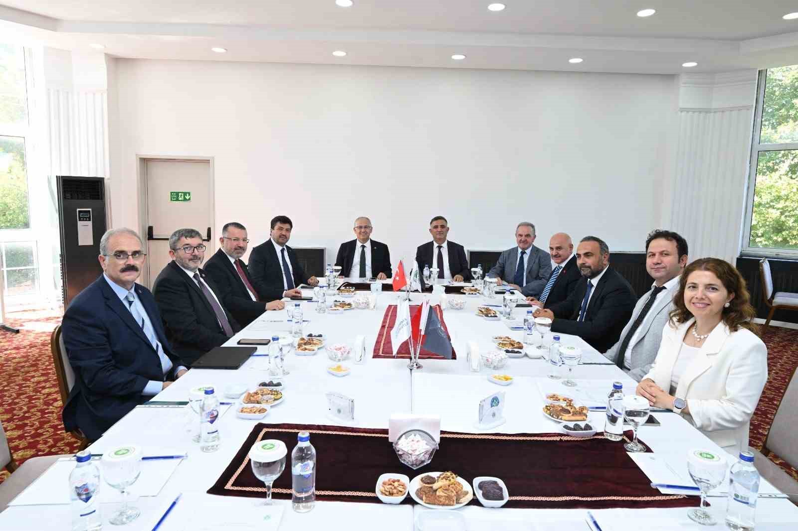 BŞEÜ Rektörü Kaplancıklı, Batı Karadeniz Üniversiteler Birliği Toplantısına katıldı