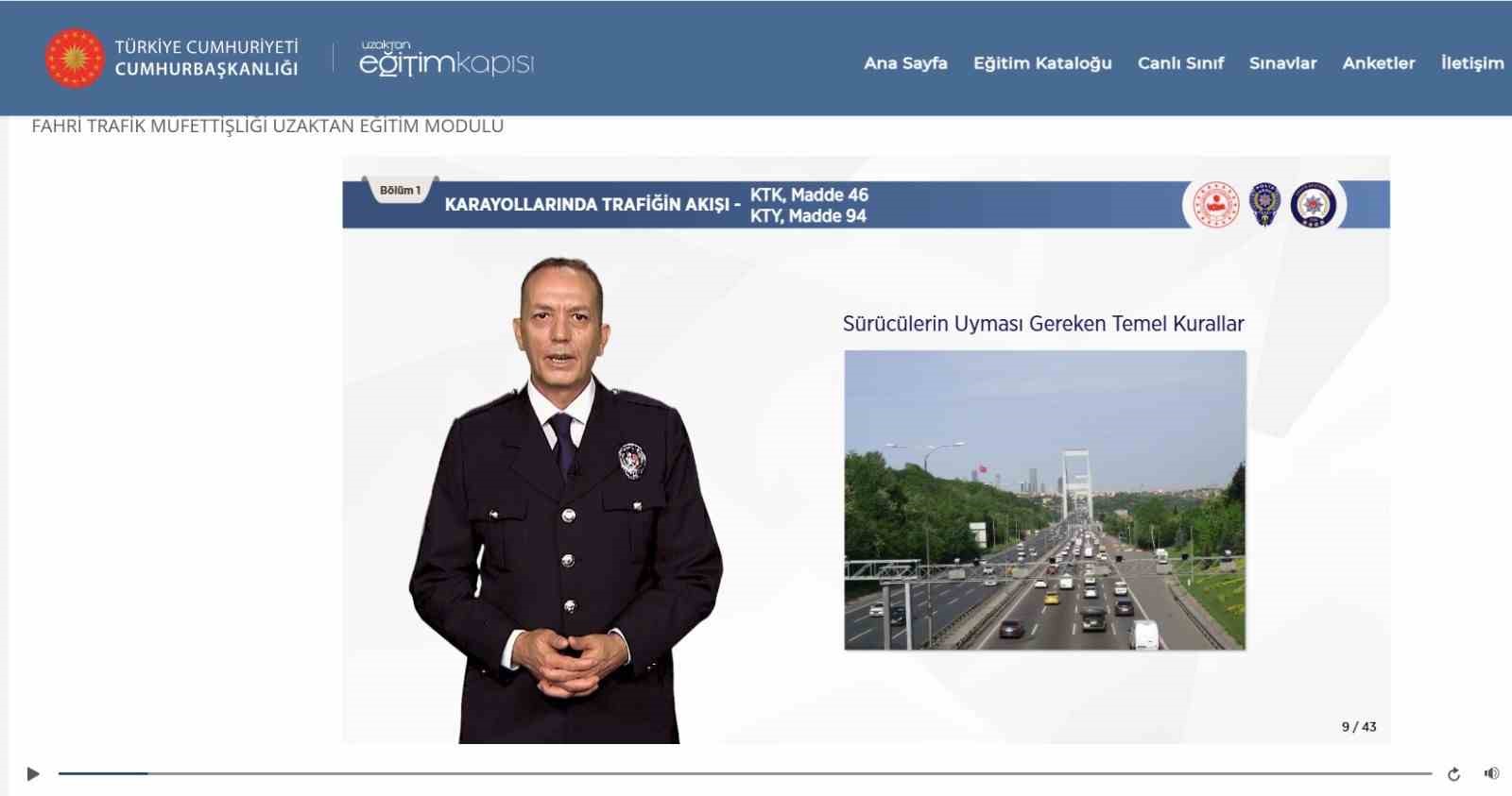 Eskişehir’de fahri trafik müfettişlerine eğitim