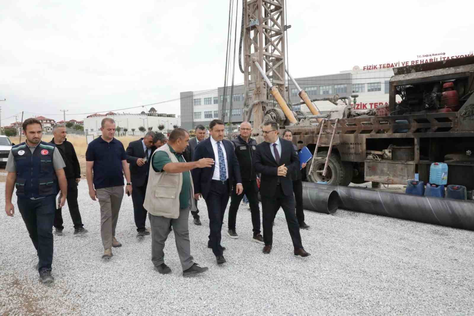 Yoncalı’da jeotermal üretim kuyusu için sondaj başladı