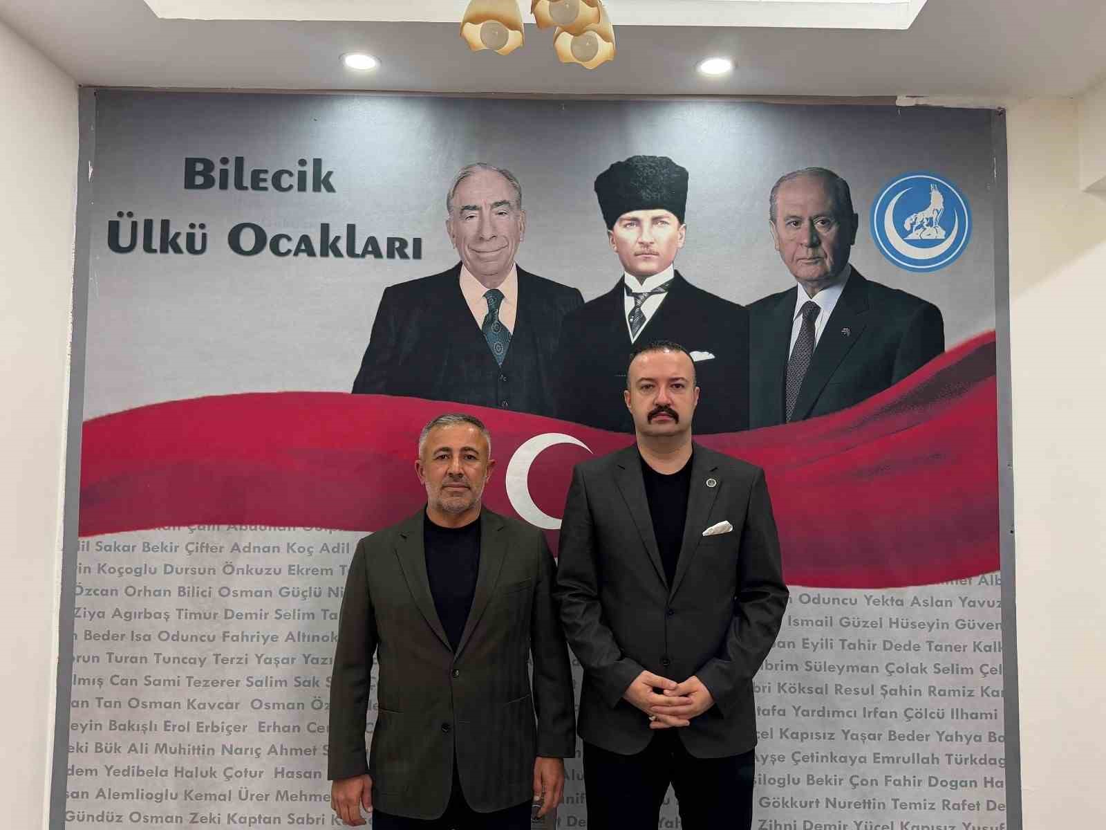 AK Parti Bilecik teşkilatından Ülkü Ocakları Başkanı Emirler’e ziyaret