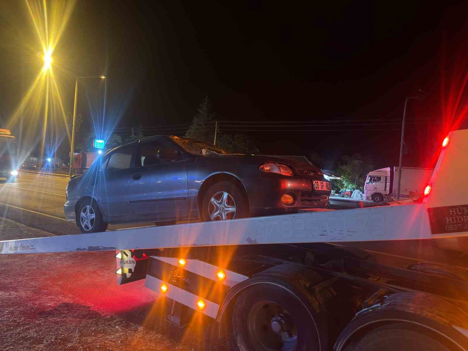 Otomobilin çarptığı yaya ağır yaralandı