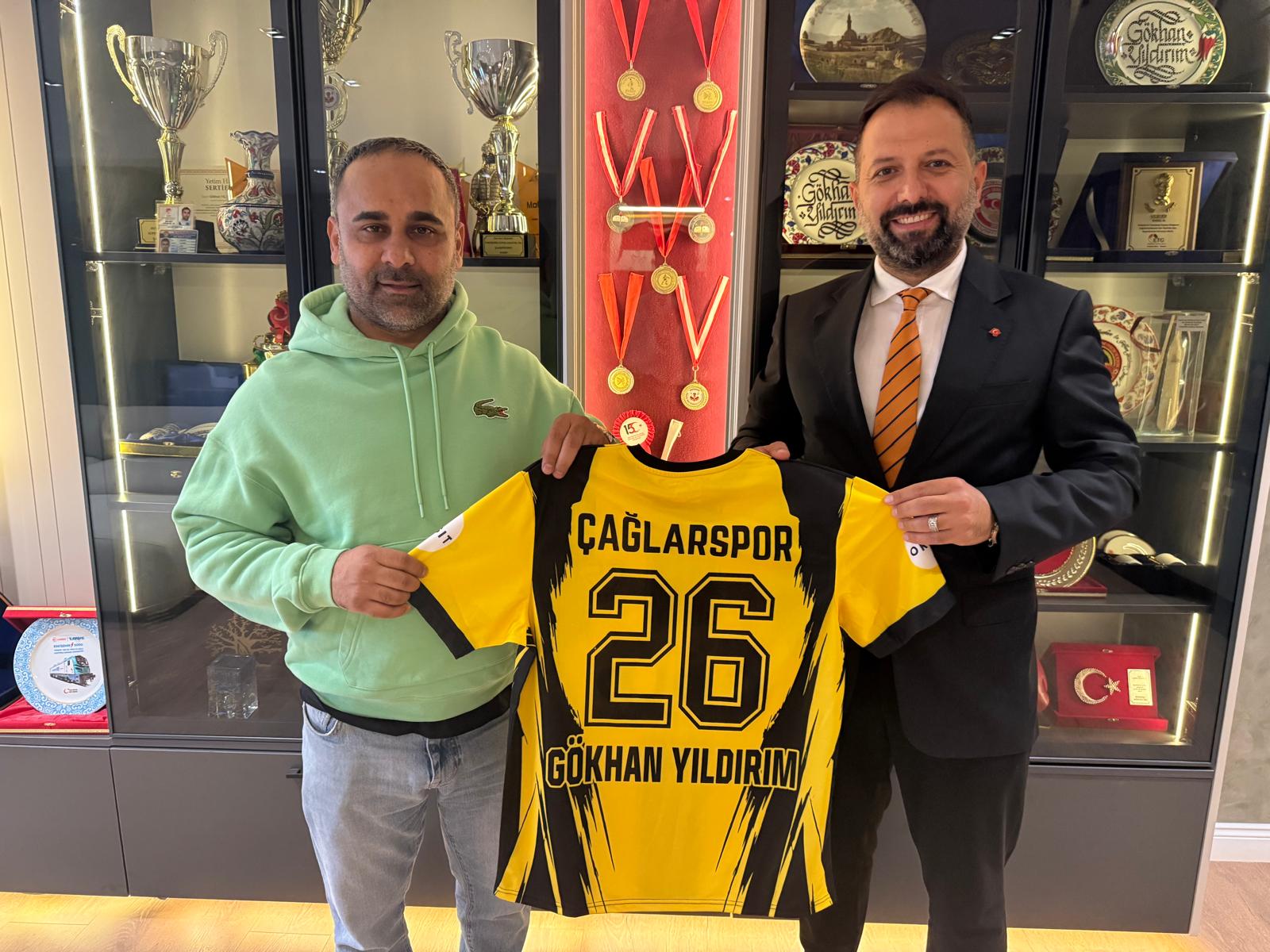 Çağlarspor Kulübü'nden Gökhan Yıldırım Ziyareti