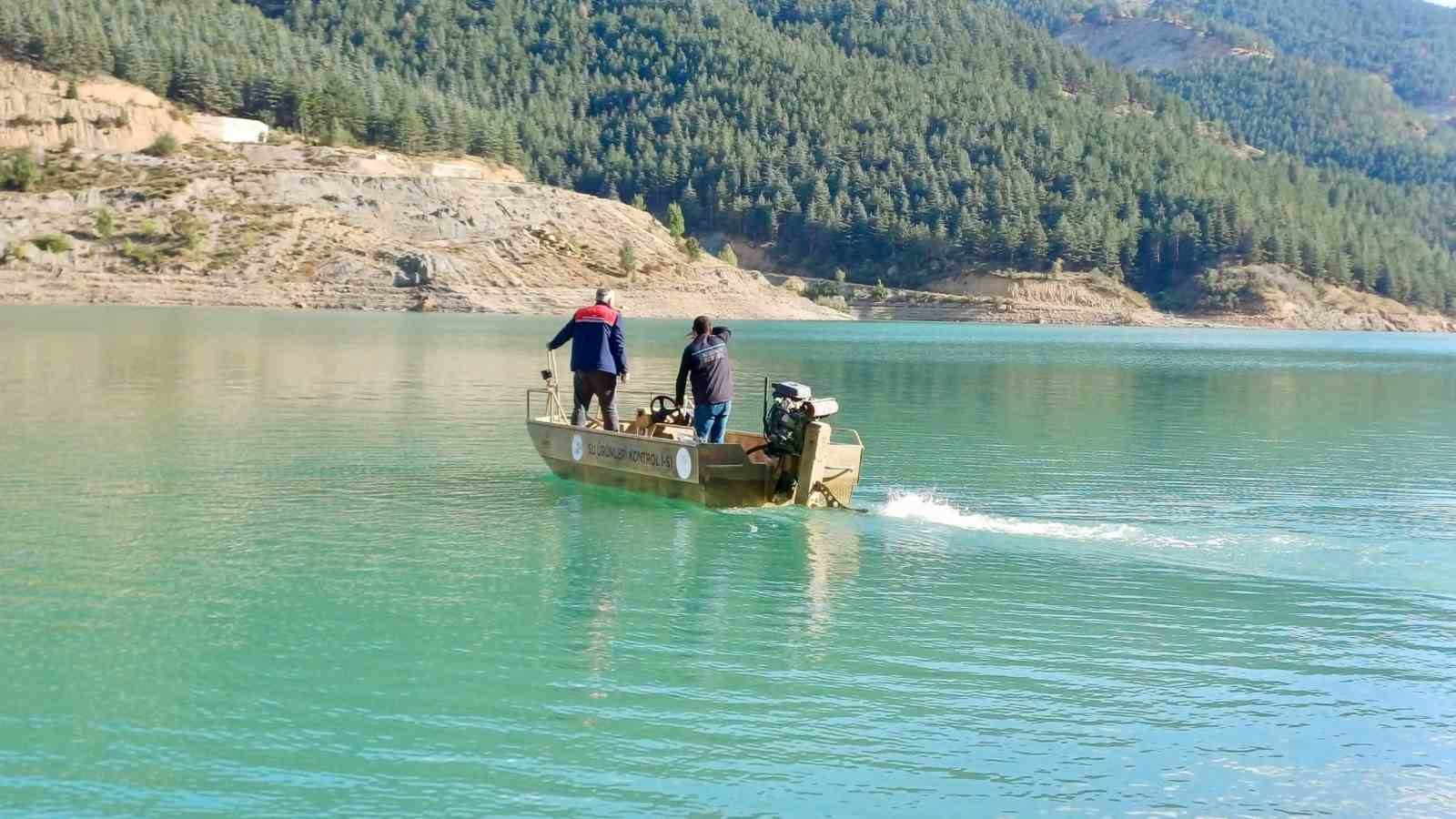 Çay Barajı’nda kaçak avcılığa yönelik denetim