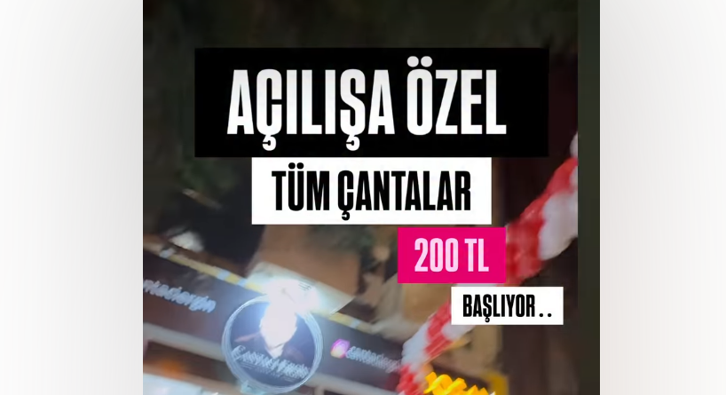 200 liraya lüks marka çanta! Denetimler nerede?