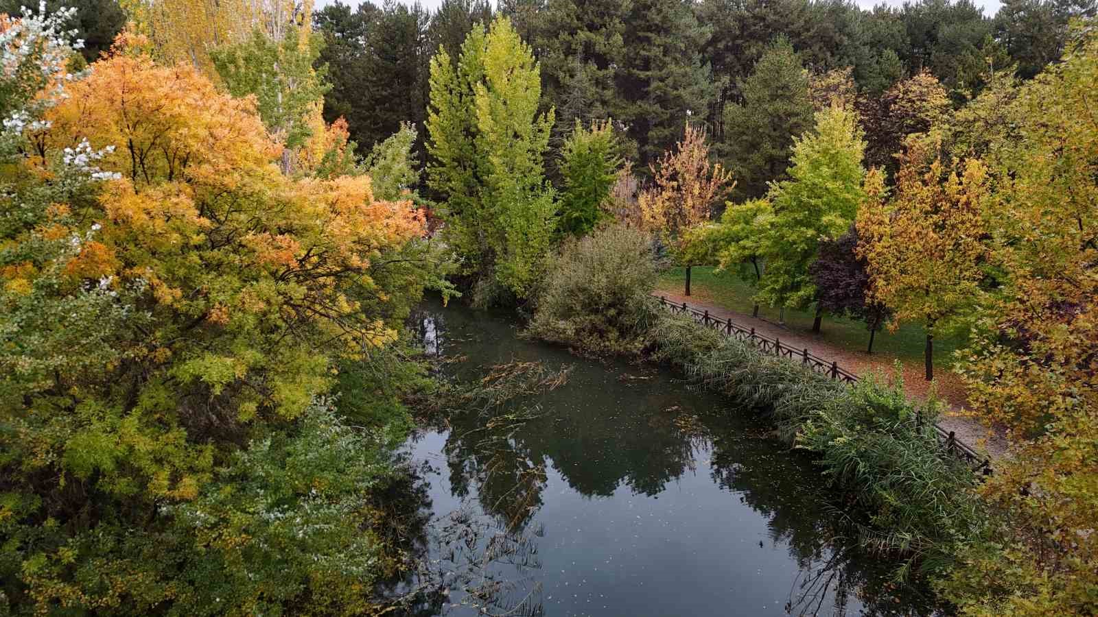 Eskişehir’de sonbahar manzarası mest etti