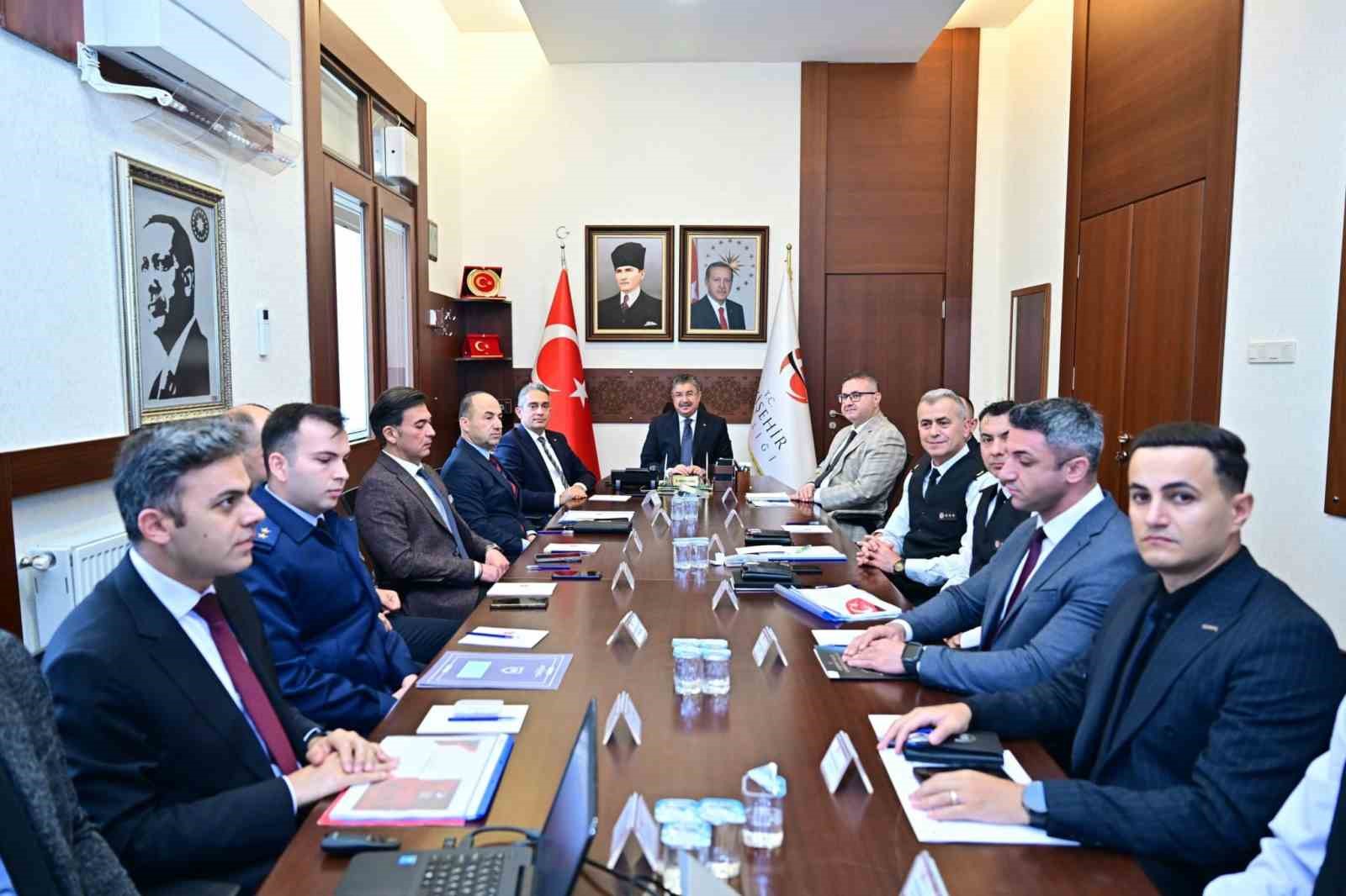 Eskişehir’de İl Güvenlik ve Asayiş Koordinasyon Toplantısı yapıldı